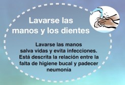 lavado de manos y dientes